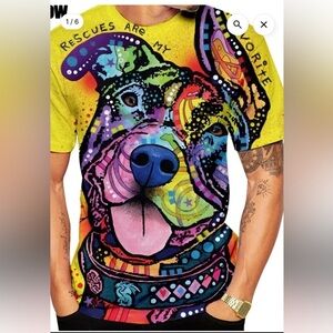 NWT The Mountain 2015 Cotton Rescues Are My Favorite Breed Pit Bull Dog XL